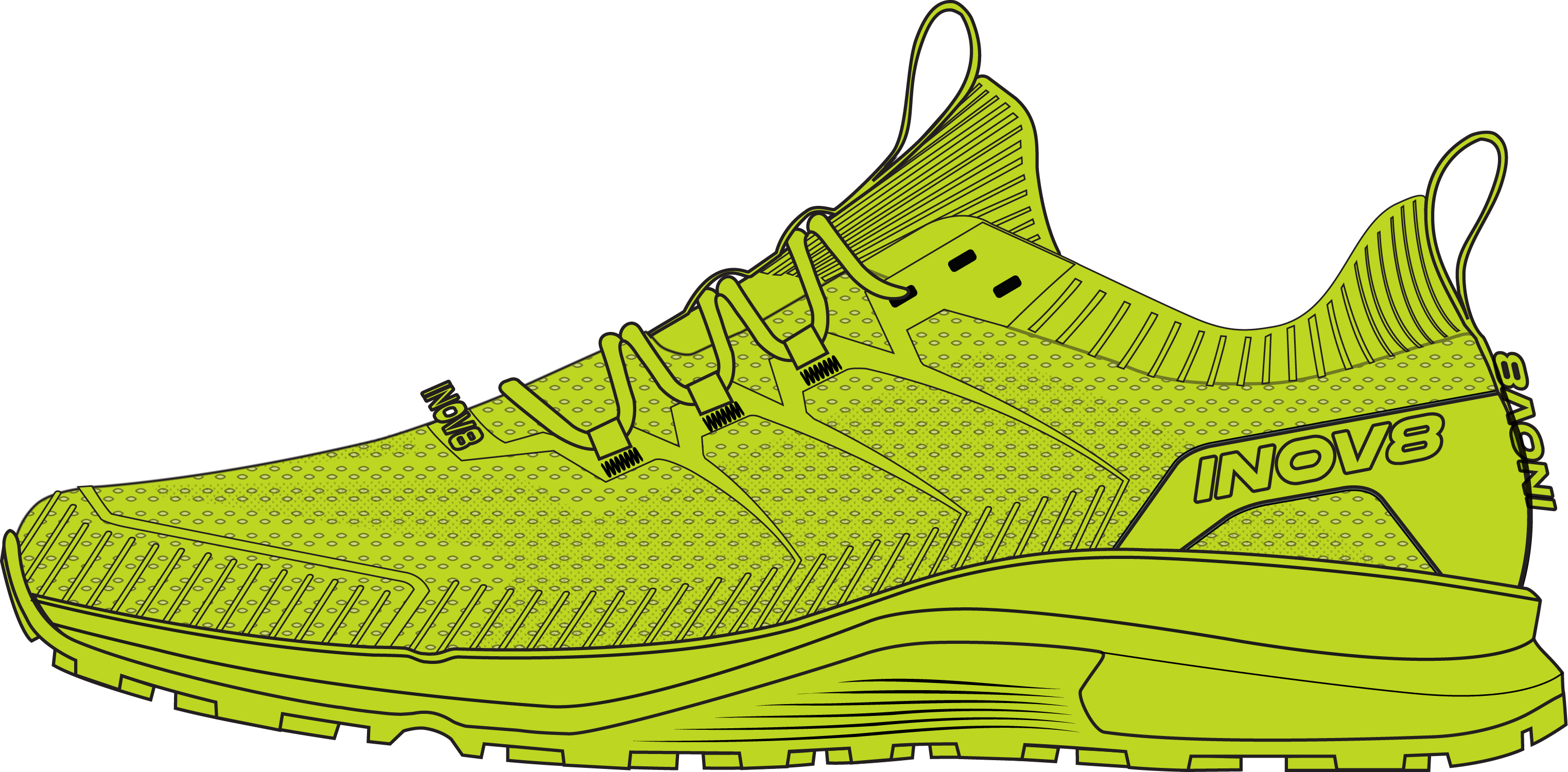 Image Inov8  F-Fly Max  Homme VERT M11